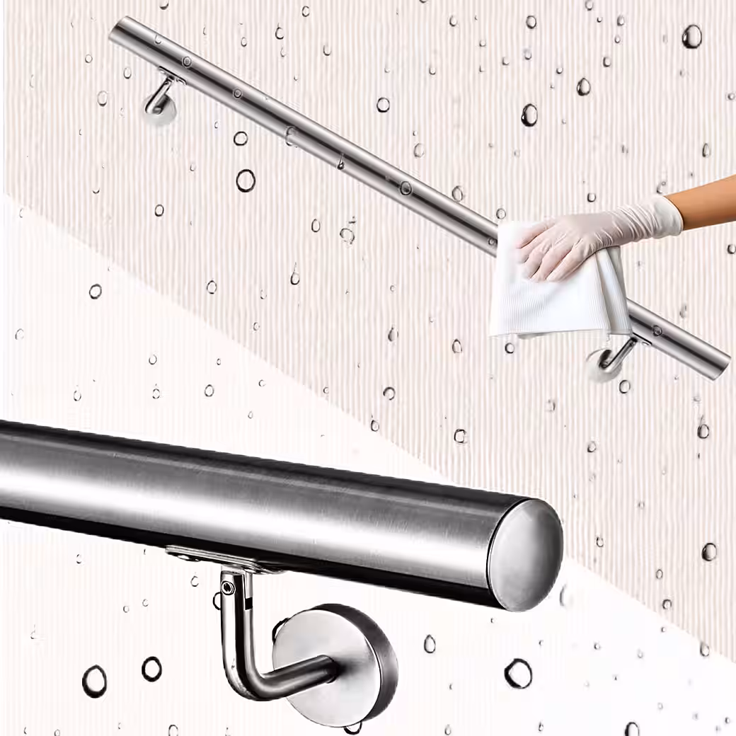 Stainless steel handrail, stair railing, wall handrail, indoor and outdoor use - Image 7