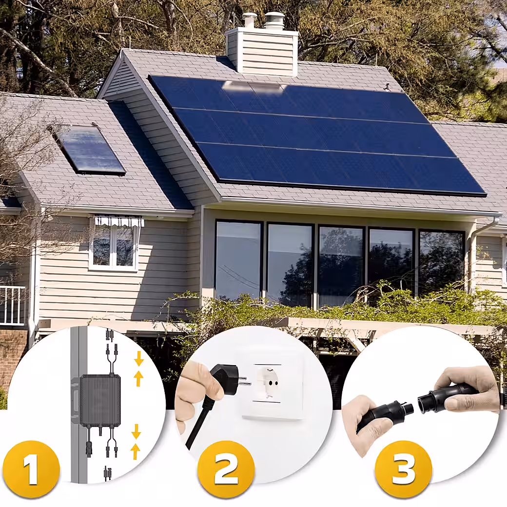 Balcony power plant 1000W with 2.24 kWh storage MARSTEK B2500-D - Image 8