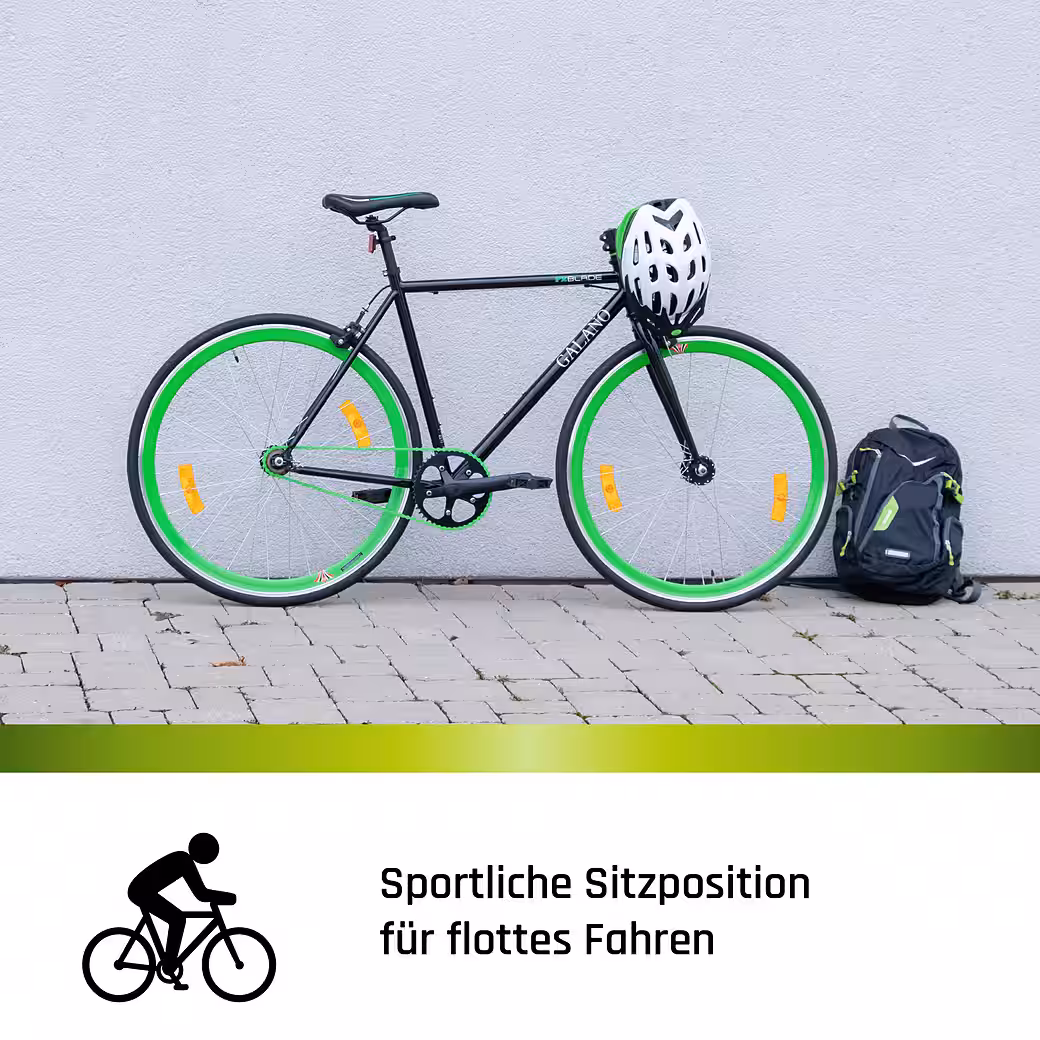 Singlespeed Blade 1-speed, no gears, fixie bicycle, singlespeed, women's/men's, 165-195 cm, retro urban bike - Image 8