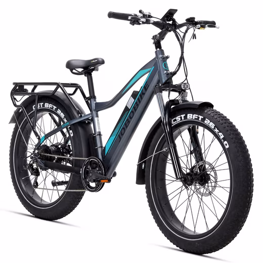 E-Bike Mountain Bike Women & Men 26x4'' Electric Bike Robin, 624Wh, 130km, Off-Road - Image 12