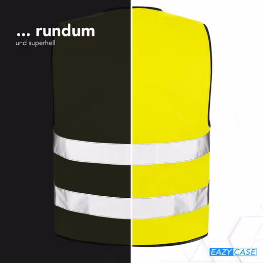 High-visibility vest children's high-visibility vest zipper - Image 10