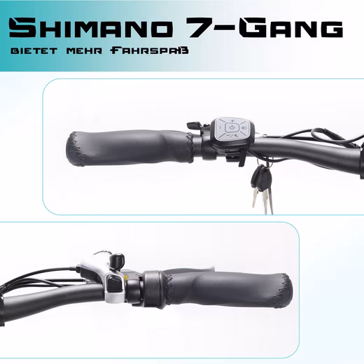 E-Bike Mountain Bike Women & Men 26x4'' Electric Bike Robin, 624Wh, 130km, Off-Road - Image 19