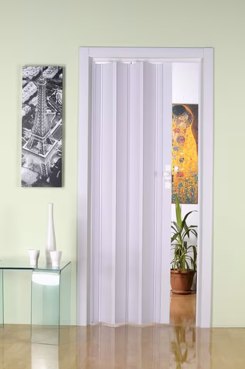 Folding door Folding door Luciana W 88.5 x H 202 cm white Sliding door Niche door can be shortened