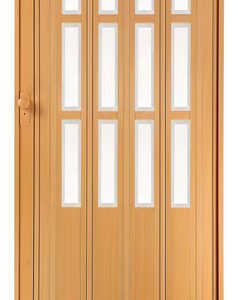 Folding Door Sliding Door Beech (Alder) Window Lock H. 203 cm Door width up to 85 cm