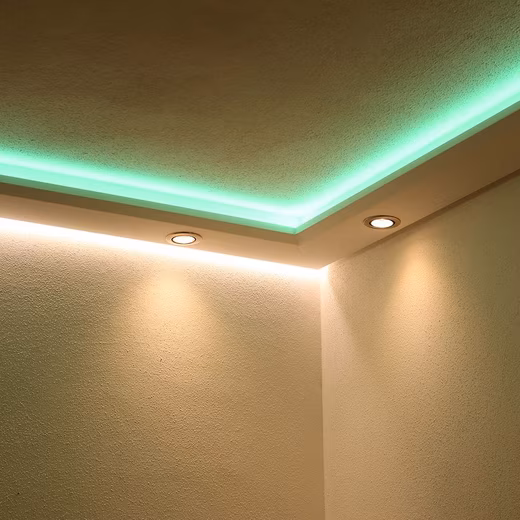 Stucco moulding Decor profile M Stucco moulding 1.2 m indirect wall or ceiling