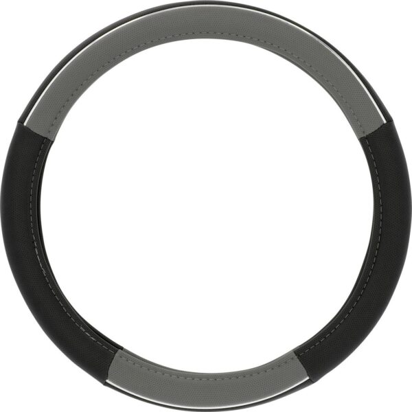 Cartrend steering wheel cover, black-grey