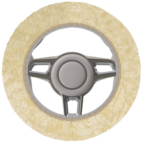 Car seat cover, steering wheel cover, lambskin