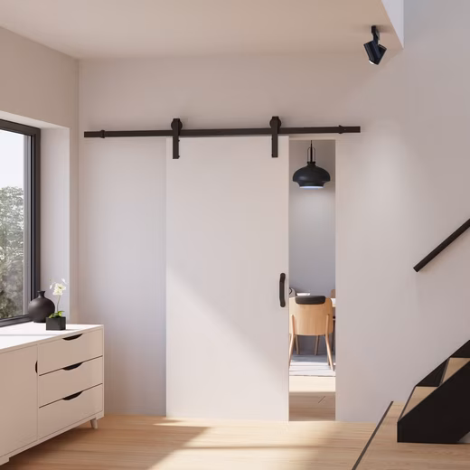 Sliding Door Wooden Sliding Door White, Size Selection