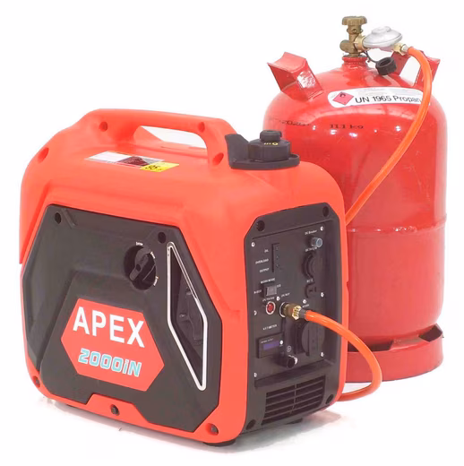 Gas generator etc. Petrol Generator Power generator 2000 LPG 06291