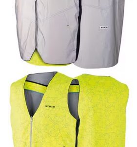 High-visibility vest Wowow safety vest Copenhagen reflects reversible yellow gray S