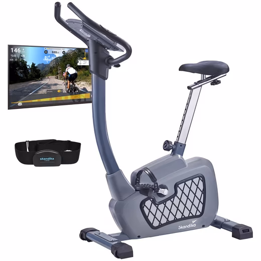 Home exercise bike Wiry bike for home, 11kg flywheel, transport rollers