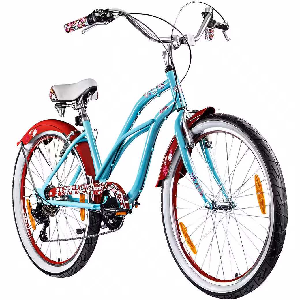 Cruiser Malibu 6-speed, derailleur gears, beach cruiser, from 150 cm, retro bicycle, 6-speed women's bicycle - Image 8