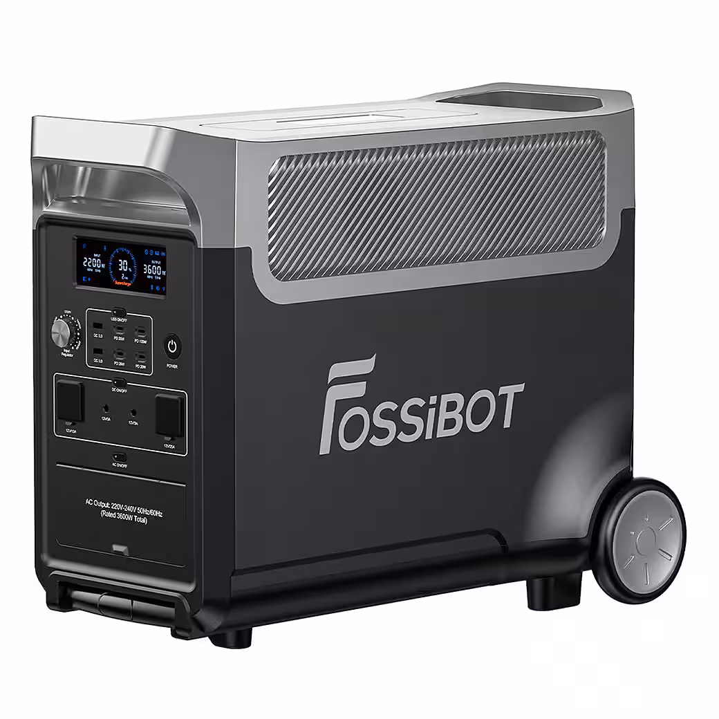 F3600 PRO generator with 3840Wh LiFePO4 battery, 3600W AC output, portable power plant - Image 11