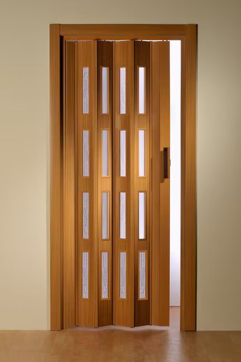 Folding door Folding door Sliding door Niche door shortenable W 88.5 xH 202 cm Beech 4 windows