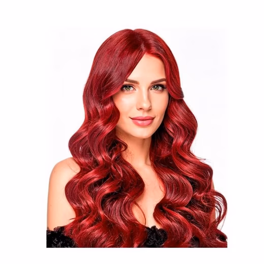 Costume wig 'Taylor' for women, red