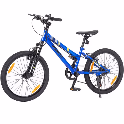 Children's Bike 20 Inch Children's Bike Mountain Bike Boys Girls, 6 Speed