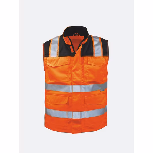 High-visibility vest high-visibility vest Mirko orange/black