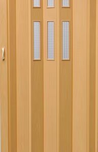 Folding Door Sliding Door Colour Beech Window H. 202 cm Door width up to 84 cm pgl043
