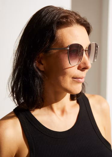 Sunglasses fashionable sunglasses with large lenses, women's glasses