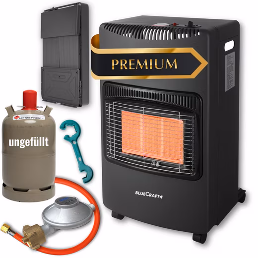 Heater PREMIUM gas heater gas oven 4200 W camping heater gas heater