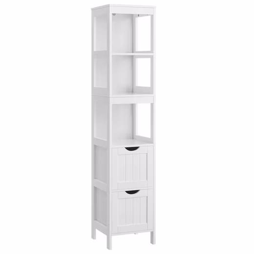 Bathroom chest of drawers, bathroom cabinet, storage cabinet, double door cabinet Stand feet - Image 2