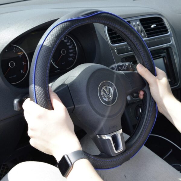 Cartrend Performance steering wheel cover, blue