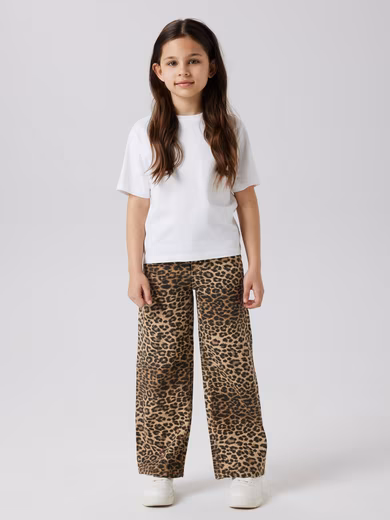 Bootcuthose NKFROSE WIDE TWI PANTS 4444-TD NOOS