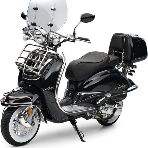 EasyCruiser Chrome Black Motor Scooter