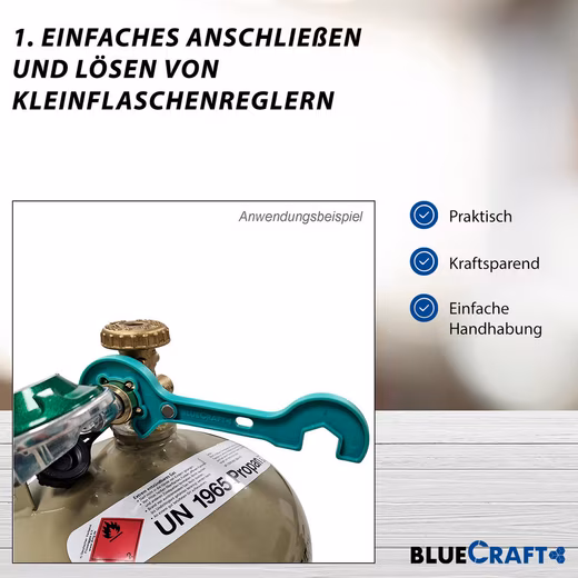 Pressure reducer 50 mbar gas pressure reducer gas regulator for camping propane gas bottle - Image 6