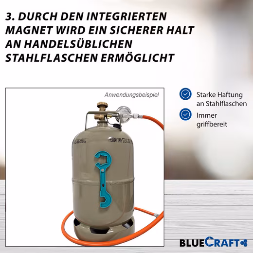 Pressure reducer 50 mbar gas pressure reducer gas regulator for camping propane gas bottle - Image 8