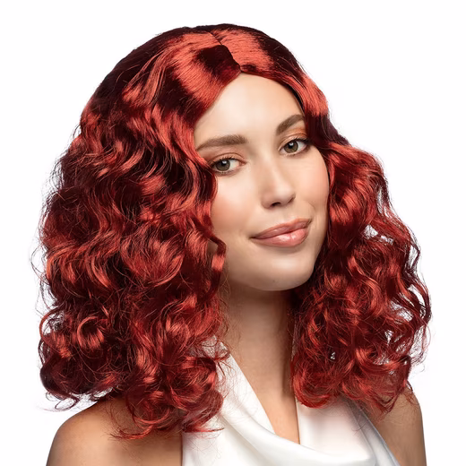 Costume Wig for Women, Long Curly Wig 'Celeste' - 86424