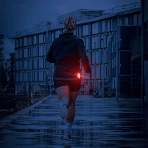 LED Flashing Light 2x LED Flashing Light School Bag - Light Clip Children's Backpack Light (2 pieces)