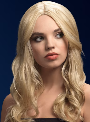 Beach Waves Blonde Costume Wig - Costume Wig for Carnival High-quality synthetic hair wigs from the Fever Wig Collection