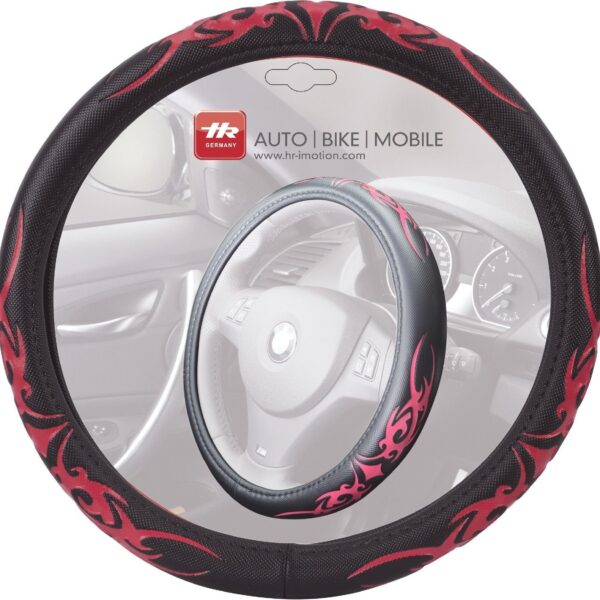 DRAGON ORNAMENTS Steering Wheel Cover for 37 - 39 cm Steering Wheels, Car Adapter