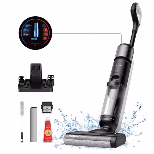 Ultenic EAC1Eli cordless wet/dry vacuum cleaner, all in 1 Vacuum cleaner and mop in one/Self-cleaning/50 min