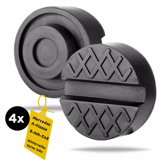 Jack 2x jack rubber pad stable & universal rubber block winter tires