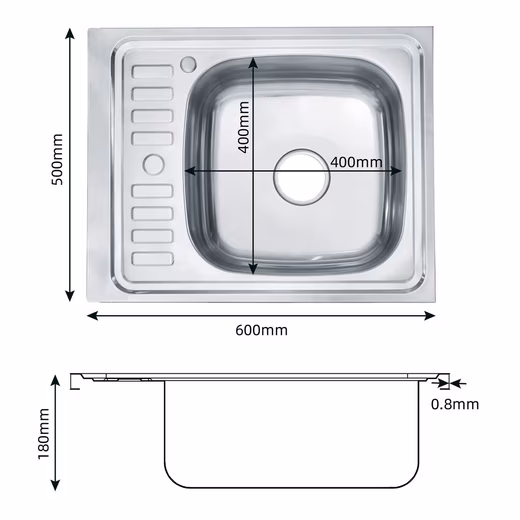 Kitchen buffet with LED lighting, drawers, glass and rattan sliding doors