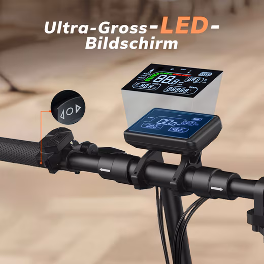 E-scooter 10 inch electric scooter with road approval (ABE), foldable, max. 60km - Image 5