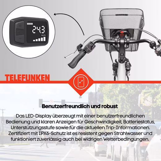 E-bike city bike all-rounder RC822 - Image 8