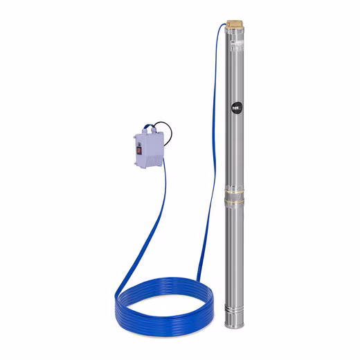 Deep well pump 10,800 l/h submersible pump 2200 W water pump 96 m