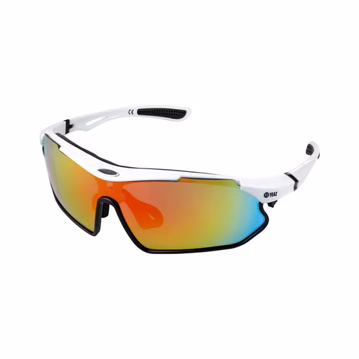 SUNRAY sports sunglasses, white/black/red Sports sunglasses white/black/red