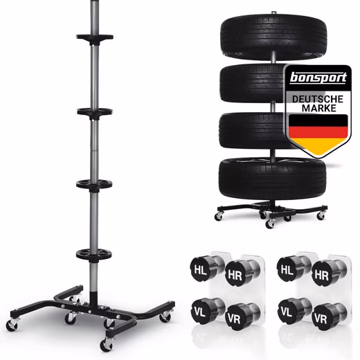 Rim tree XL including 8-piece set of tire markers