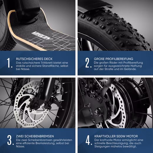 Road Approved E-Scooter ABE Electric Scooter Electric Scooter eKFV Approval - Image 5