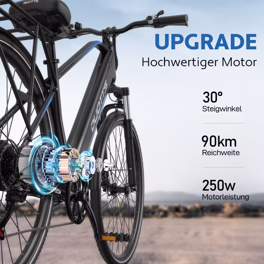 E-Bike City Bike C29 Lite 250W Motor 90km Women City Bike 468Wh Shimano 7-Speed Men - Image 6