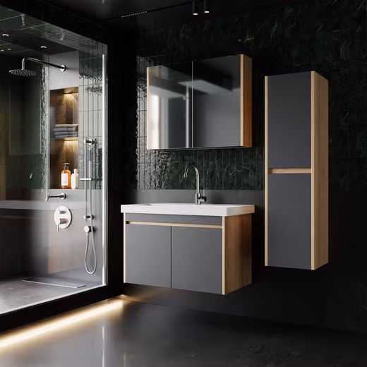 Bathroom furniture set Dallas 4-piece complete set