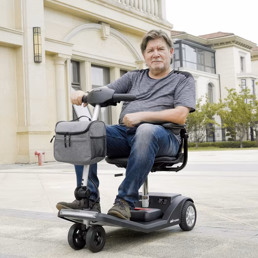 Electric mobility scooter, portable aluminum (lightweight but stable) - senior mobility scooter, 4-wheel scooter, foldable - Image 5