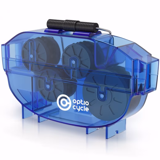 Bicycle chain cleaning device, bicycle chain cleaner