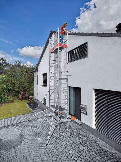 ClimTec System scaffolding (Set), complete scaffolding, working height: 7 meters