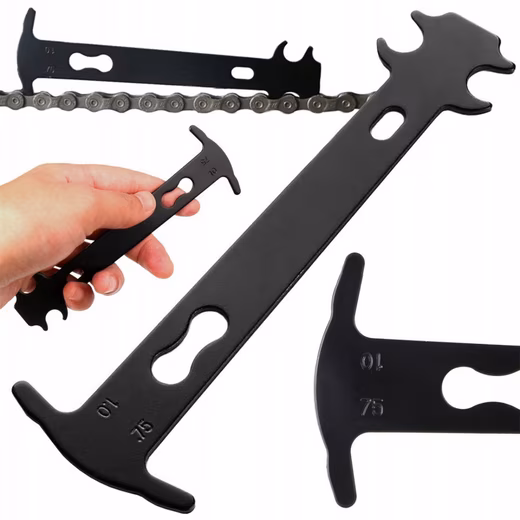 Bicycle chains, bicycle chain wear gauge, steel chain wear gauge, chain gauge (1-pc) Precise, durable, corrosion-resistant