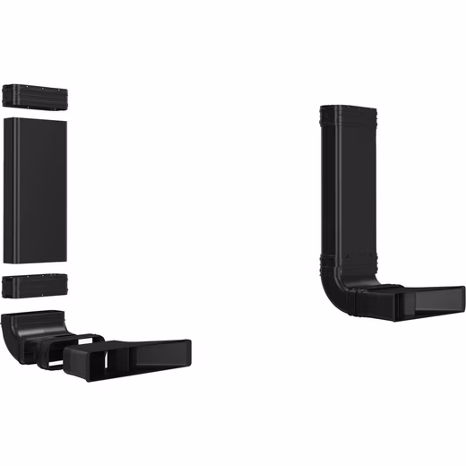 Mounting accessories for Neff extractor hood: 1x L-bend Z861KR2, for recirculation kit, pipe